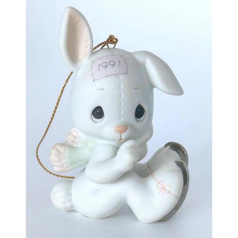 Precious Moments 1991 Adorable Bunny Ornament